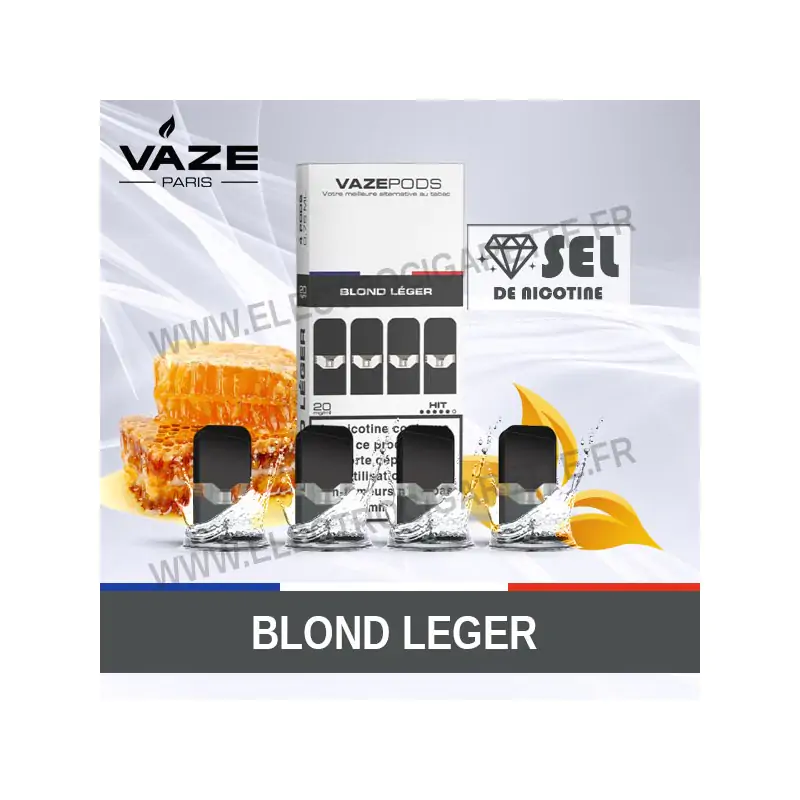 Blond Léger - 4 x Vaze Pod Pré-remplie - Vaze Pod