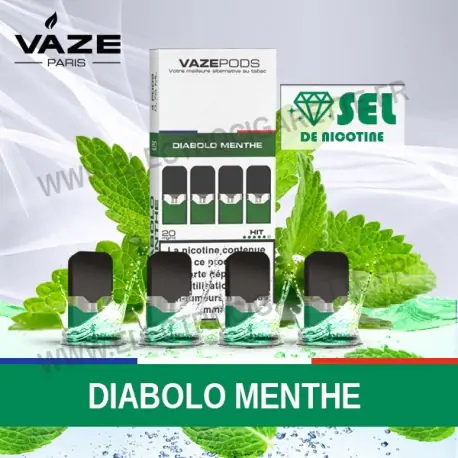 Diabolo Menthe - 4 x Vaze Pod Pré-remplie - Vaze Pod