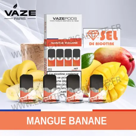 Mangue Banane - 4 x Vaze Pod Pré-remplie - Vaze Pod