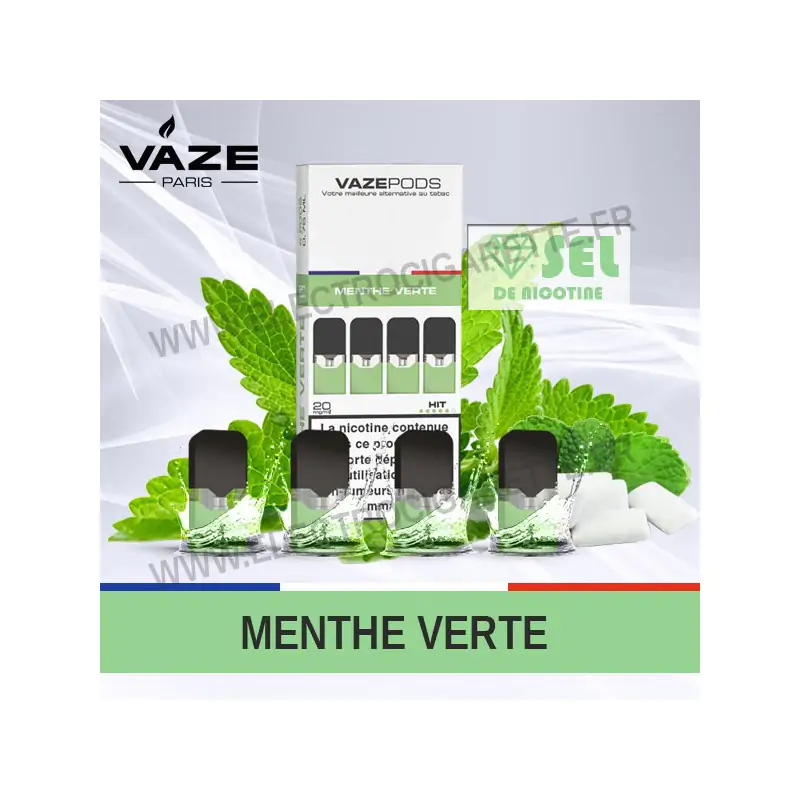 Menthe Verte - 4 x Vaze Pod Pré-remplie - Vaze Pod