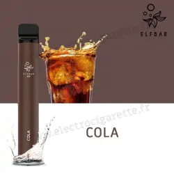 Cola - Elf Bar 600 - 550mah 2ml - Vape Pen - Cigarette jetable