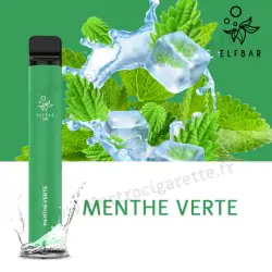 Menthe Verte - Elf Bar 600 - 550mah 2ml - Vape Pen - Cigarette jetable