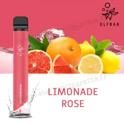 Limonade Rose - Elf Bar 600 - 550mah 2ml - Vape Pen - Cigarette jetable