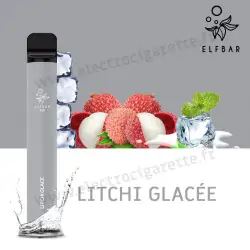 Litchi Glacée - Elf Bar 600 - 550mah 2ml - Vape Pen - Cigarette jetable