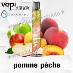 Pomme Pêche - Vapi One - Savourea - 500mah 2ml - Vape Pen - Cigarette jetable
