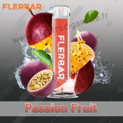 Passion Fruit - Fruit de la Passion - FlerBar - Puff Vape Pen - Cigarette jetable