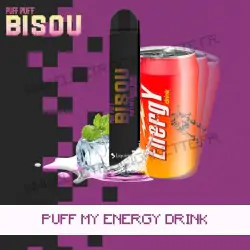 Puff My Energy Drink - Bisou - Vape Pen - Cigarette jetable