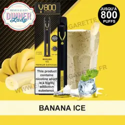 Banana Ice - Dinner Lady v800 - Puff - Cigarette jetable
