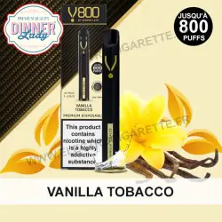 Vanilla Tobacco - Dinner Lady v800 - Puff - Cigarette jetable