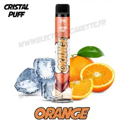 Orange - Cristal Puff - Vape Pen - Cigarette jetable