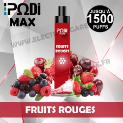 Fruits Rouges - PodiPuff Max - Podissime - Vape Pen - Cigarette jetable