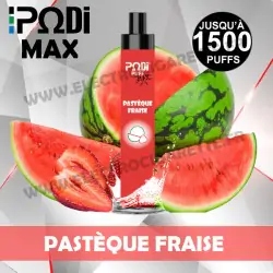 Pastèque Fraise - PodiPuff Max - Podissime - Vape Pen - Cigarette jetable