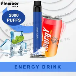 Energy Drink - Flawoor Max - 2000 Puffs - Vape Pen - Cigarette jetable