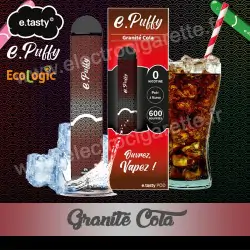 Granité Cola - e.Puffy - e.Tasty - Vape Pen - Cigarette jetable