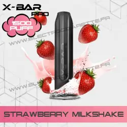 Strawberry Milkshake - X-Bar Pro - 1500 Puff - Vape Pen - Cigarette jetable