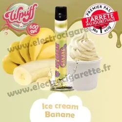 Ice Cream Banane - Wpuff - Vape Pen - Cigarette jetable