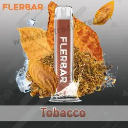 Tobacco - FlerBar - Puff Vape Pen - Cigarette jetable