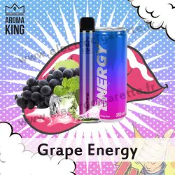 Grape Energy - Aroma King - Vape Pen - Cigarette jetable