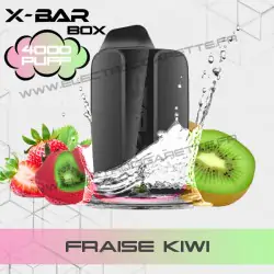 Fraise Kiwi - X-Bar Box - Vape Pen - Cigarette jetable