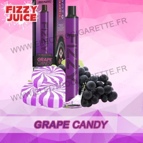 Grape Candy - Fizzy Juice Bar - Vape Pen - Cigarette jetable