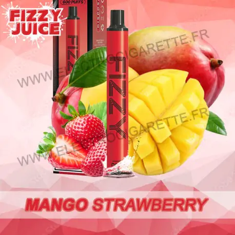 Mango Strawberry - Fizzy Juice Bar - Vape Pen - Cigarette jetable