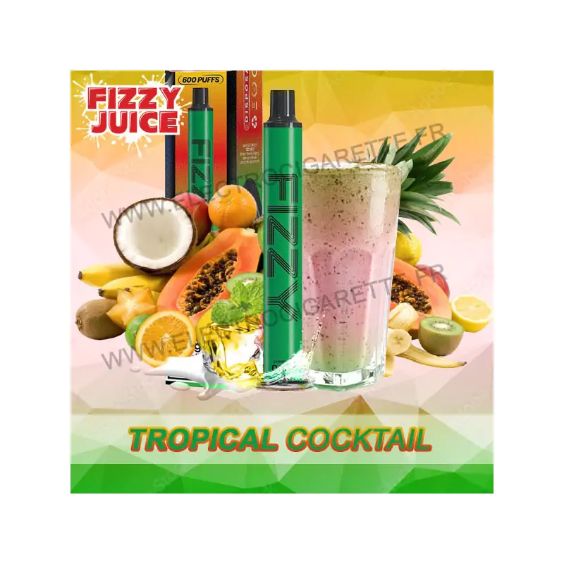 Tropical Cocktail - Fizzy Juice Bar - Vape Pen - Cigarette jetable