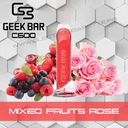Mixed Fruit Rose Jam Shisha - Geek Bar C600 - Geek Vape - Vape Pen - Cigarette jetable