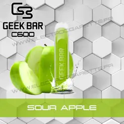 Sour Apple - Geek Bar C600 - Geek Vape - Vape Pen - Cigarette jetable
