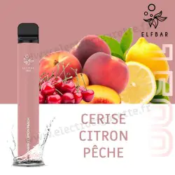 Cerise Citron Peche - Elf Bar 1500 - 850mah 4.8ml - Vape Pen - Cigarette jetable
