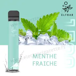 Menthe Fraîche - Elf Bar 1500 - 850mah 4.8ml - Vape Pen - Cigarette jetable
