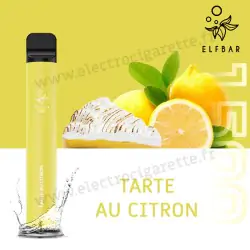 Tarte au citron - Elf Bar 1500 - 850mah 4.8ml - Vape Pen - Cigarette jetable