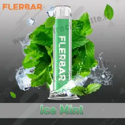 Ice Mint - Menthe Fraîche - FlerBar - Puff Vape Pen - Cigarette jetable