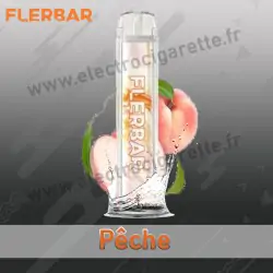 Peach Ice - Pêche Glacée - FlerBar - Puff Vape Pen - Cigarette jetable