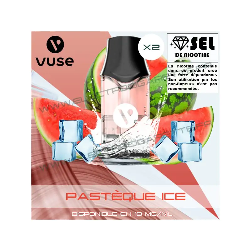 Cartouche EPOD Pastèque Ice - Pod VPro ePod - 2 x Capsules - Vuse (ex Vype)