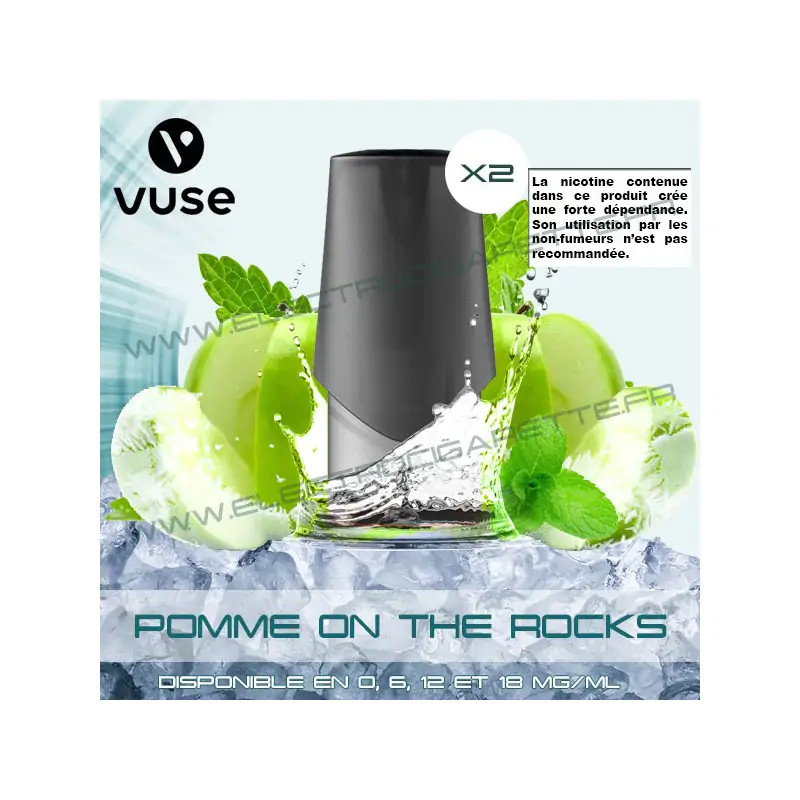 Cartouche EPEN3 Pod Vype ePen 3 Pomme on the rocks - 2 x Capsules - Vuse (ex Vype)