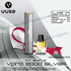 Batterie ePod 2 Couleur avec un cable USB - Vuse (ex Vype) - Silver