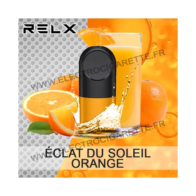 Capsule Pod Infinity - Eclat du Soleil - Orange - Relx