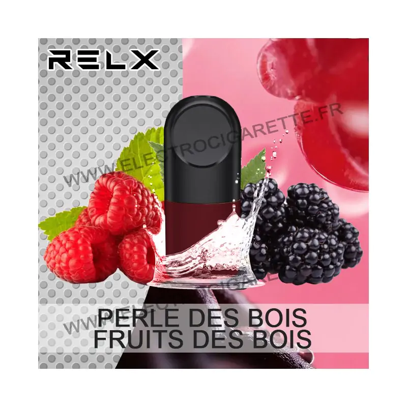 Capsule Pod Infinity - Perle des Bois - Fruits Rouges - Relx