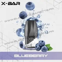 Pod Blueberry - Myrtille Fraiche - X-Bar Click Puff - Cartouche Pod