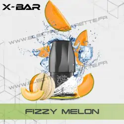 Pod Fizzy Melon - Melon Glacé - X-Bar Click Puff - Cartouche Pod