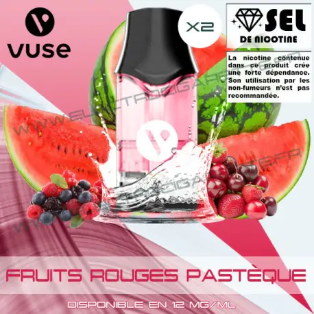 Cartouche EPOD Fruits Rouges Pastèque - Pod VPro ePod - 2 x Capsules - Vuse (ex Vype)