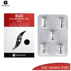 Résistance EUC Vaporesso Ceramic - Pack de 5 - 0.60 Ohms