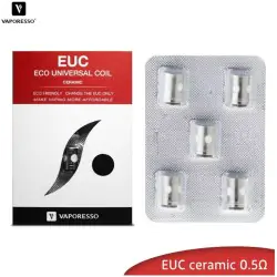 Résistance EUC Vaporesso Ceramic - Pack de 5 - 0.50 Ohms