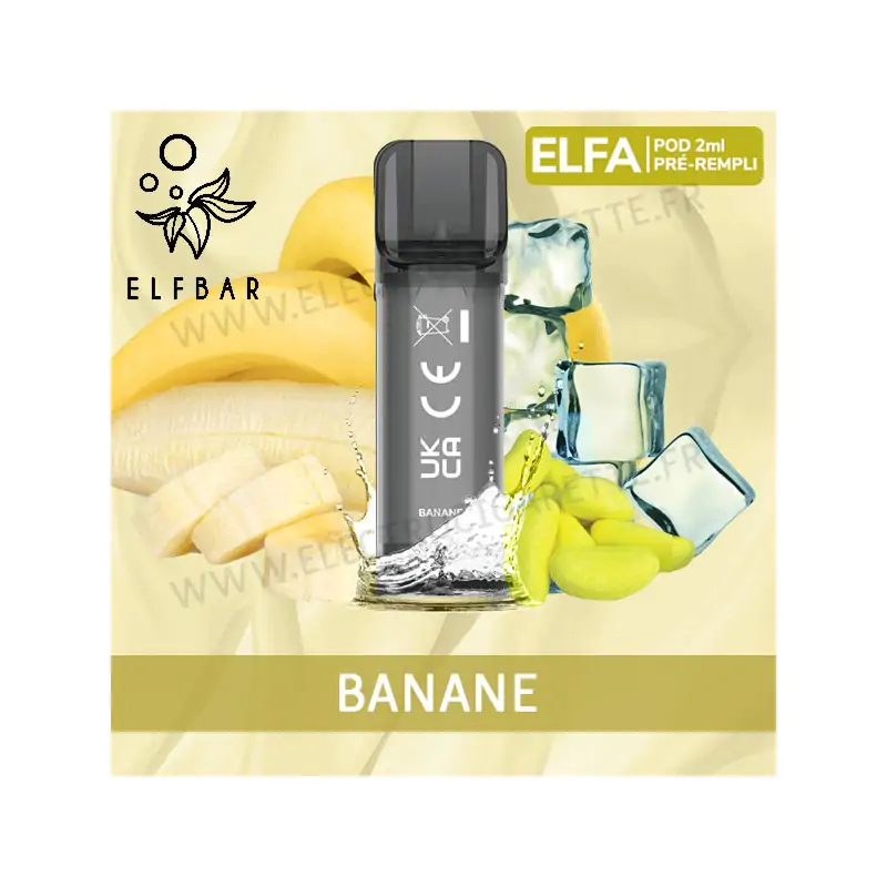 Banane - Capsule Pod Elfa par Elf Bar - 2ml - Vape Pen