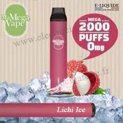 Litchi Ice - Ma mega vape - Vape Pen - Cigarette jetable