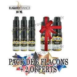 Pack de 6 flacons + 2 offerts - 10 ml - Premium - EliquidFrance