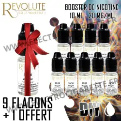 Le 20 - Pack de 10 flacons dont 1 offert - Booster de Nicotine - Revolute