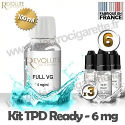 Kit TPD Ready DiY 6 mg - Full VG - Revolute