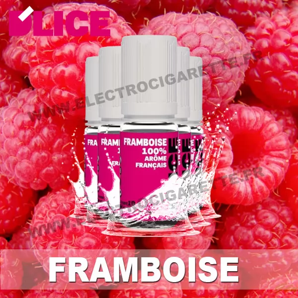 Pack 5 flacons 10 ml Framboise - D'Lice