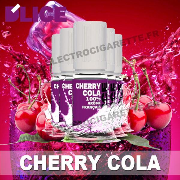 Pack 5 flacons 10 ml Cherry Cola - D'Lice